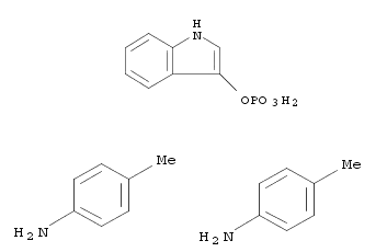 Molecular Structure of 103404-81-5 (3-INDOXYL PHOSPHATE, DI-P-TOLUIDINIUM SALT)